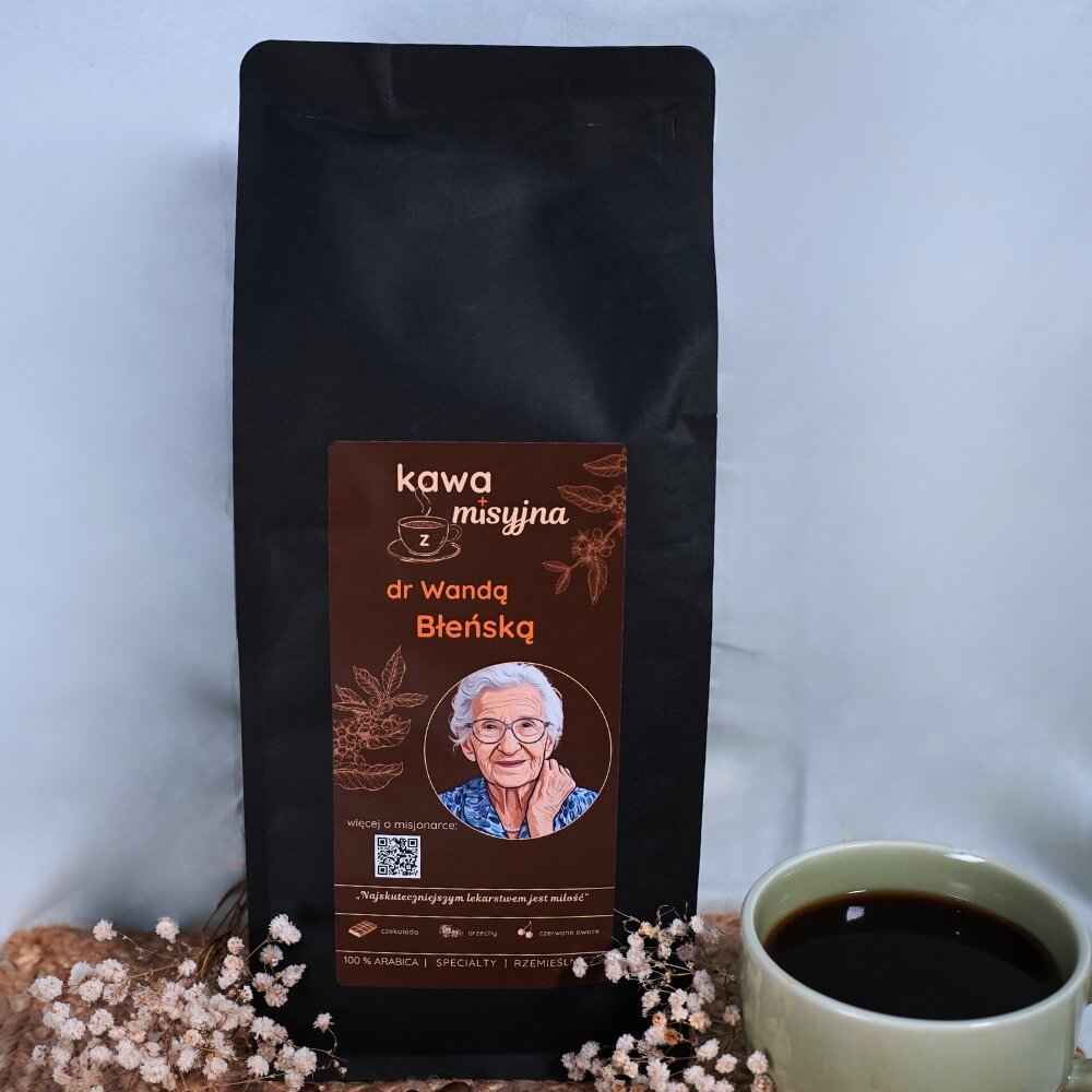 Kawa misyjna z Wandą Błeńską ziarnista 1kg