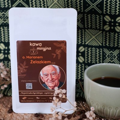 Kawa misyjna z o. Marianem Żelazkiem SVD mielona 250g
