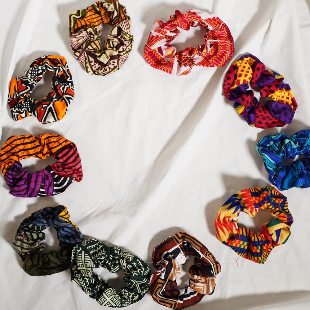 Gumki do włosów scrunchie - wszystkie dostępne wzory