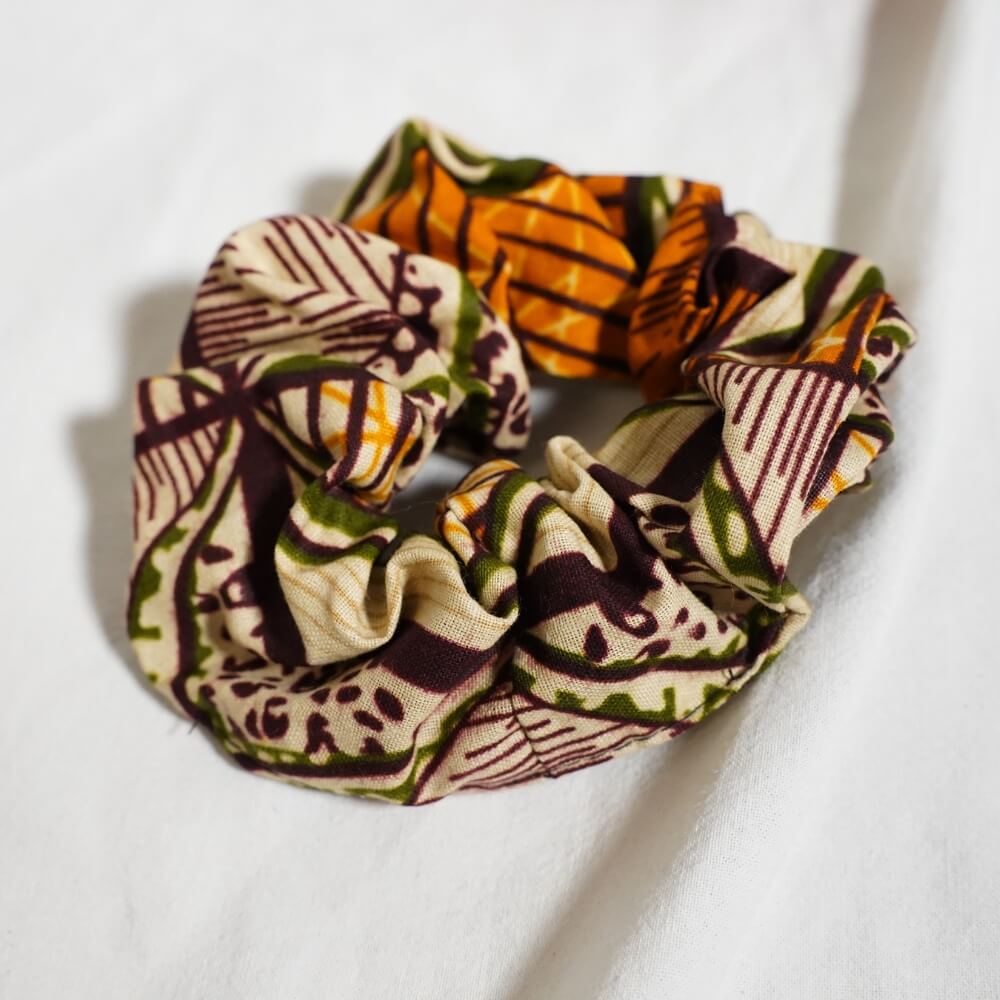 Gumka do włosów scrunchie Tanzania